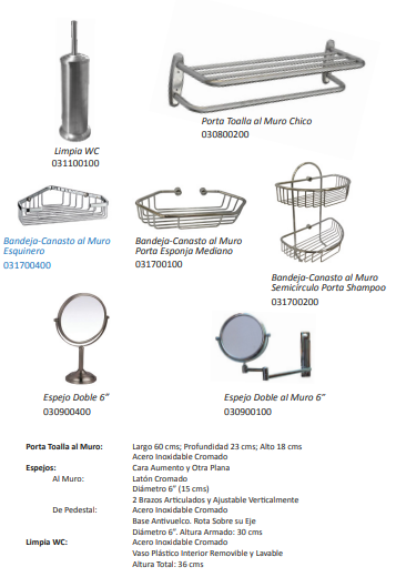 Accesorios Para Baño 6